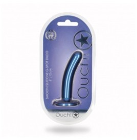 Dildo vaginale con ventosa Smooth G-Spot Dildo 5'' / 12 cm metallic...