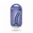 Dildo vaginale con ventosa Smooth G-Spot Dildo 5'' / 12 cm metallic blue