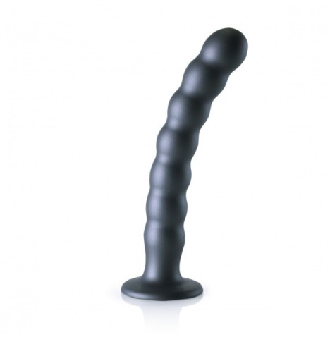 Dildo vaginale con ventosa a sfere Beaded G-Spot Dildo 8'' / 20,5 c...