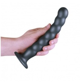 Dildo vaginale con ventosa a sfere Beaded G-Spot Dildo 8'' / 20,5 c...