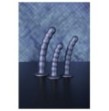 Dildo vaginale con ventosa a sfere Beaded G-Spot Dildo 8'' / 20,5 cm Gun Metal