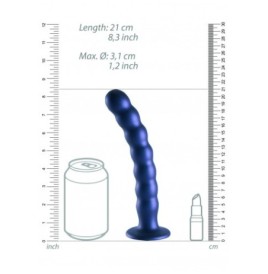 Dildo vaginale con ventosa a sfere Beaded G-Spot Dildo 8'' / 20,5 c...