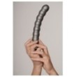 Dildo vaginale con ventosa a sfere Beaded G-Spot Dildo 8'' / 20,5 cm Gun Metal