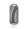 Dildo vaginale con ventosa a sfere Beaded G-Spot Dildo 8'' / 20,5 cm Gun Metal