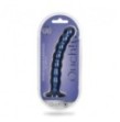 Dildo vaginale con ventosa a sfere Beaded G-Spot Dildo 8'' / 20,5 cm Metallic Blue