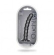 Dildo vaginale con ventosa a sfere Beaded G-Spot Dildo 6,5'' / 16,5 cm Gun Metal