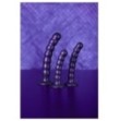 Dildo vaginale con ventosa a sfere Beaded G-Spot Dildo 6,5'' / 16,5 cm Metallic Purple