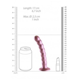 Dildo vaginale con ventosa a sfere Beaded G-Spot Dildo 6,5'' / 16,5...