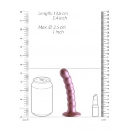 Dildo vaginale con ventosa a sfere Beaded G-Spot Dildo 5'' / 13 cm ...