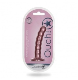 Dildo vaginale con ventosa a sfere Beaded G-Spot Dildo 5'' / 13 cm ...