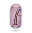 Dildo vaginale con ventosa a sfere Beaded G-Spot Dildo 5'' / 13 cm Rose Gold