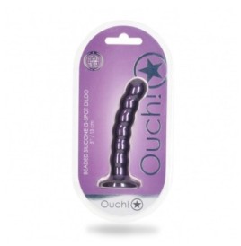 Dildo vaginale con ventosa a sfere Beaded G-Spot Dildo 5'' / 13 cm ...