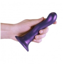 Dildo vaginale con ventosa Ultra Soft Curvy G-Spot Dildo 7''/17 cm ...