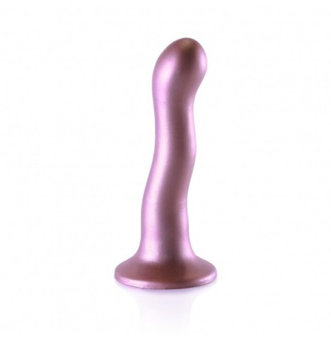 Dildo vaginale con ventosa Ultra Soft Curvy G-Spot Dildo 7''/17 cm ...