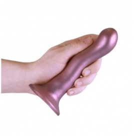 Dildo vaginale con ventosa Ultra Soft Curvy G-Spot Dildo 7''/17 cm ...