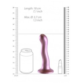 Dildo vaginale con ventosa Ultra Soft Curvy G-Spot Dildo 7''/17 cm ...