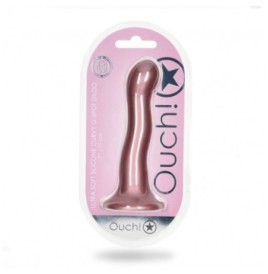 Dildo vaginale con ventosa Ultra Soft Curvy G-Spot Dildo 7''/17 cm ...