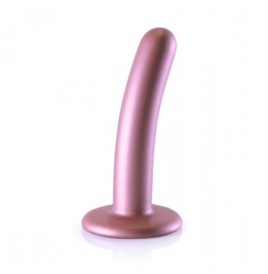 Dildo vaginale con ventosa Smooth G-Spot Dildo 5'' / 12 cm Rose Gol...