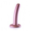 Dildo vaginale con ventosa Smooth G-Spot Dildo 5'' / 12 cm Rose Gold