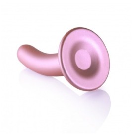 Dildo vaginale con ventosa Smooth G-Spot Dildo 5'' / 12 cm Rose Gol...