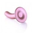 Dildo vaginale con ventosa Smooth G-Spot Dildo 5'' / 12 cm Rose Gold