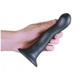 Dildo vaginale con ventosa Ultra Soft Curvy G-Spot Dildo 7''/17 cm ...