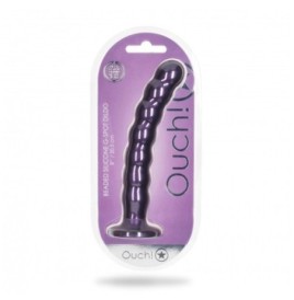 Dildo vaginale con ventosa a sfere Beaded G-Spot Dildo 8'' / 20,5 c...