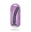 Dildo vaginale con ventosa a sfere Beaded G-Spot Dildo 8'' / 20,5 cm Metallic Purple