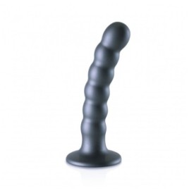 Dildo vaginale con ventosa a sfere Beaded G-Spot Dildo 5'' / 13 cm ...