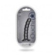 Dildo vaginale con ventosa a sfere Beaded G-Spot Dildo 5'' / 13 cm Gun Metal