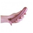 Dildo vaginale con ventosa Smooth G-Spot Dildo 7'' / 17 cm Rose Gold