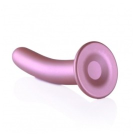 Dildo vaginale con ventosa Smooth G-Spot Dildo 7'' / 17 cm Rose Gol...