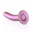 Dildo vaginale con ventosa Smooth G-Spot Dildo 7'' / 17 cm Rose Gold