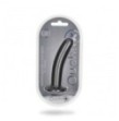 Dildo vaginale con ventosa Smooth G-Spot Dildo 6'' / 14,5 cm Gun Metal