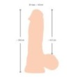 Fallo realistico con ventosa Dildo with moveable Skin