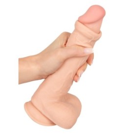 Fallo realistico maxi con ventosa Dildo with moveable Skin 24.7 cm ...