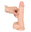 Fallo realistico maxi con ventosa Dildo with moveable Skin 24.7 cm