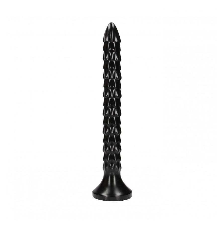 Fallo anale con ventosa Scaled Anal Snake 12''/ 30 cm Black