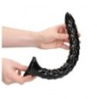 Fallo anale con ventosa Scaled Anal Snake 12''/ 30 cm Black