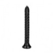 Fallo anale con ventosa Swirled Anal Snake 12''/ 30 cm Black