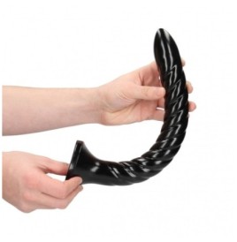 Fallo anale con ventosa Swirled Anal Snake 12''/ 30 cm Black - Sex ...