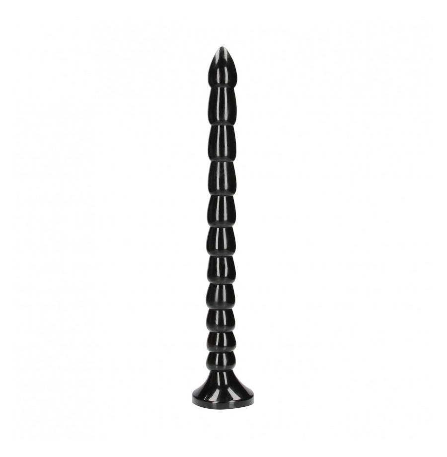 Fallo anale con ventosa Stacked Anal Snake 16''/ 40 cm Black