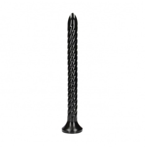 Fallo anale con ventosa Swirled Anal Snake 16''/ 40 cm Black - Sex ...