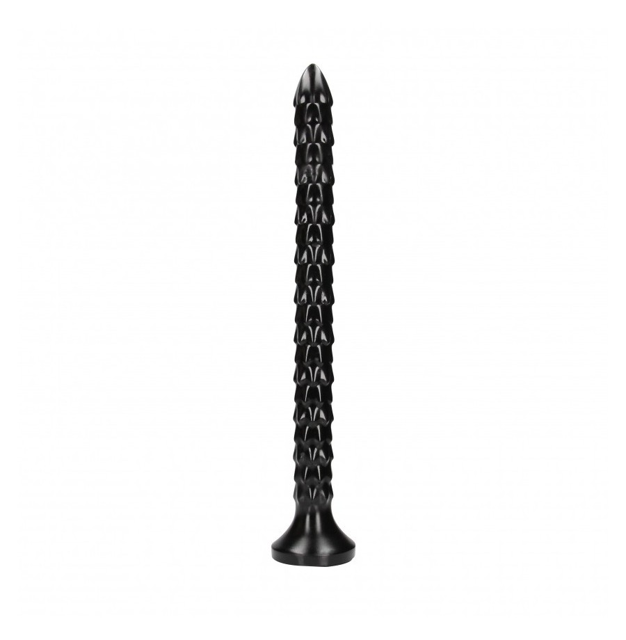 Fallo anale con ventosa Scaled Anal Snake 16''/ 40 cm Black