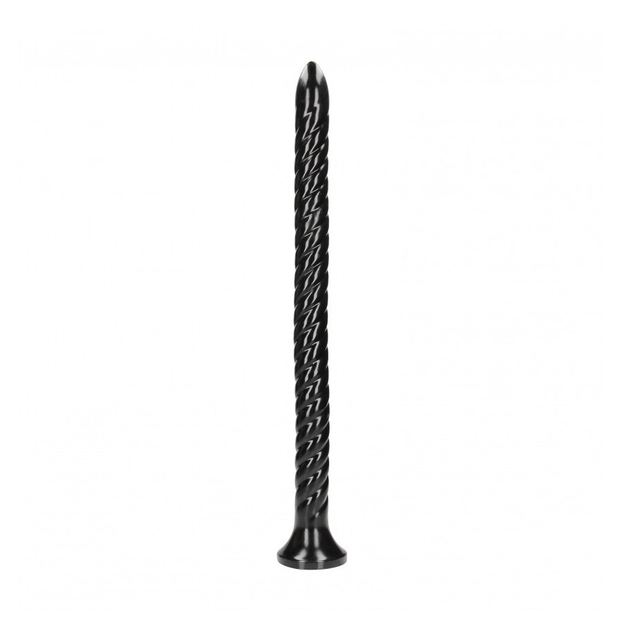 Fallo anale maxi Swirled Anal Snake - 20''/ 50 cm - Black