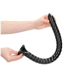 Fallo anale maxi Swirled Anal Snake - 20''/ 50 cm - Black - Sex Toy...