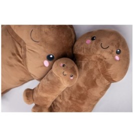 Peluches a forma di pene Penis Plushie 60 cm Brown - Sexy Gadget - ...