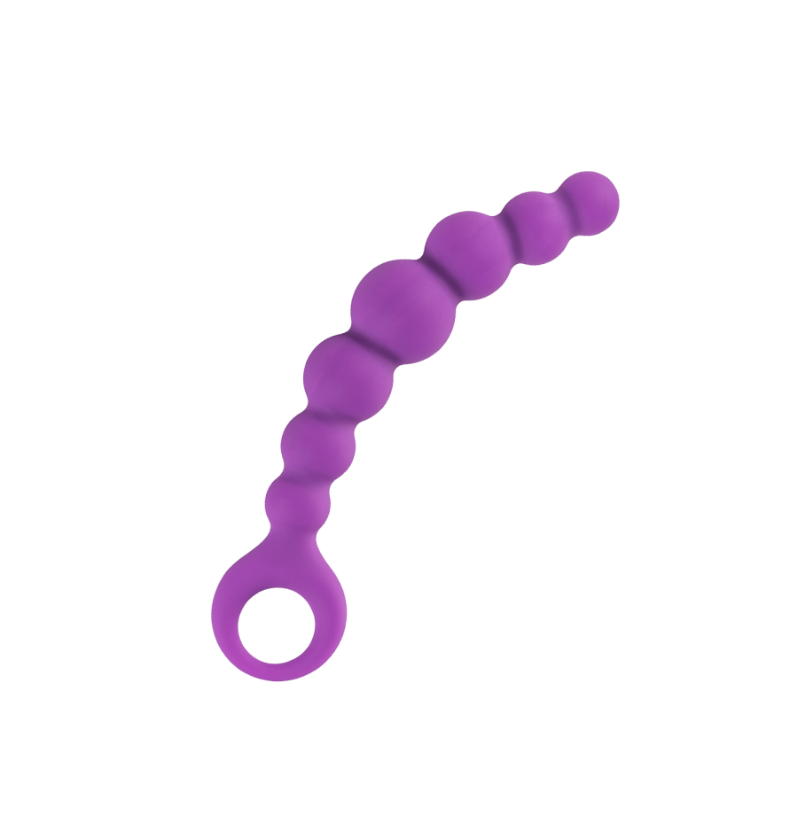 Fallo anale in silicone plug butt Bubble chain Lilla