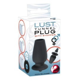 Plug anale con tappo Lust tunnel plug with stopper - Plug Anale - S...