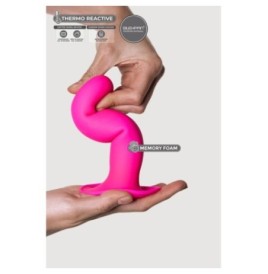 Dildo con ventosa Hitsens 4 Fucsia - Falli Dildo Sessuali - Sexy Sh...